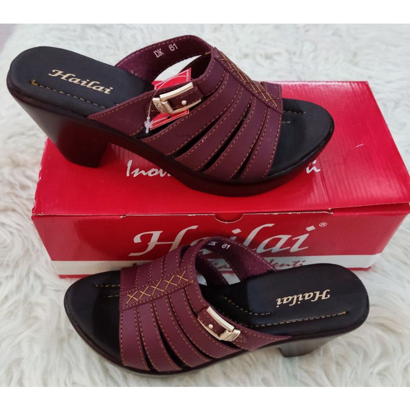 sandal hailai heels  36-4o hailai adli kekinian