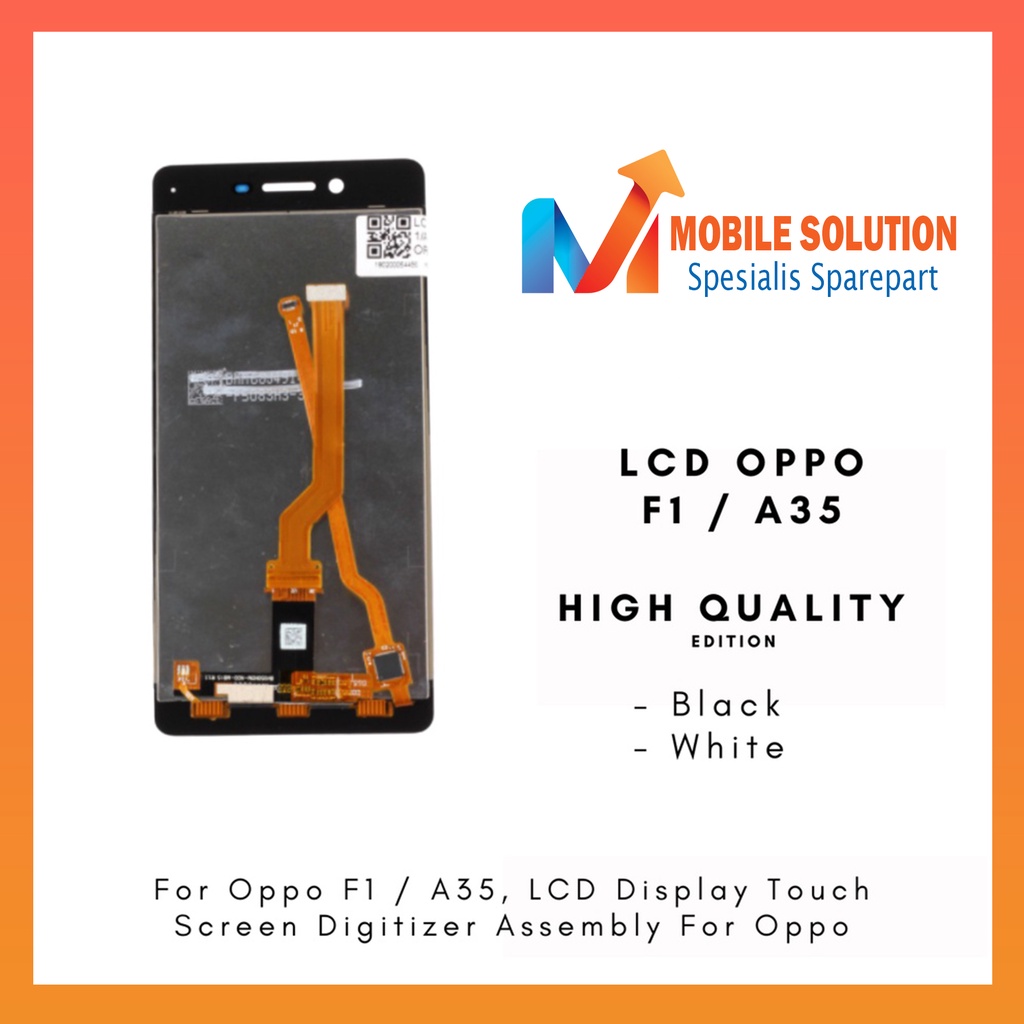 Grosir LCD Oppo F1  Oppo A35 F1F 100 ORIGINAL 100% Fullset Touchscreen - Parts Kompatibel Dengan Produk Oppo Garansi 1 Bulan + Bubbel