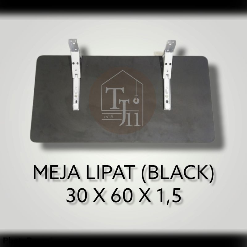 Meja Lipat Fold Bracket Dinding Papan ukuran 30 x 60 x 1,5cm FREE Siku Lipat