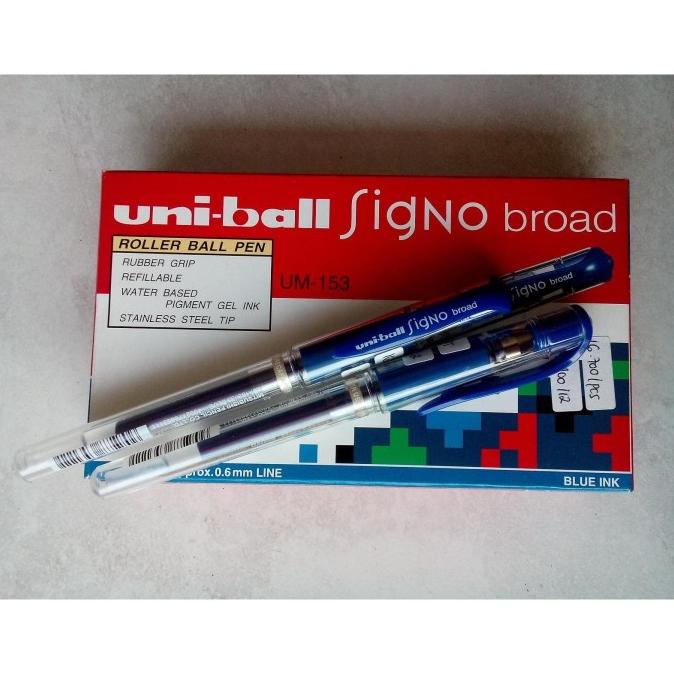 

[COD] Pulpen Uniball Signo Broad (Hitam/Biru) (per Lusin) TERBAIK Kode 97