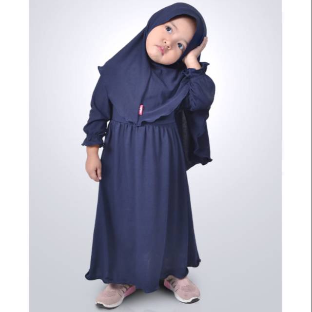  Baju  Muslim Gamis  anak  Perempuan Syari Shopee  Indonesia