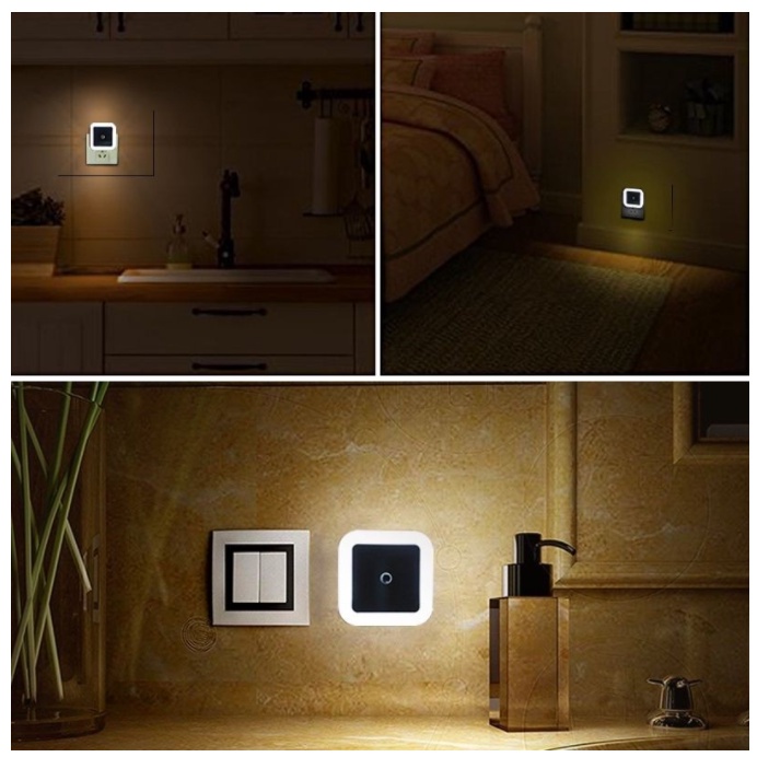 LAMPU TIDUR LED KOTAK / LAMPU TIDUR MINI / LAMPU SENSOR [SWEETSPACE]