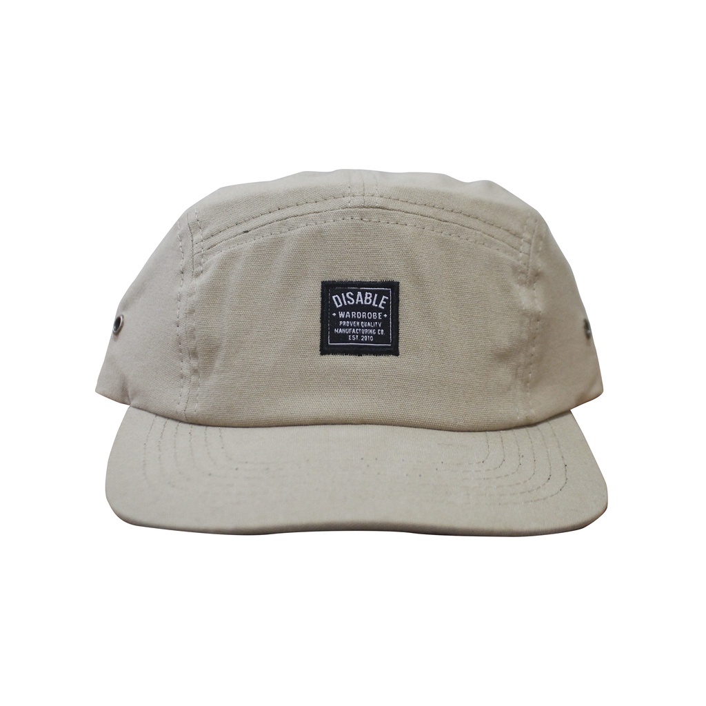DISABLE Hat | Topi 5panel Cream - HTD 181