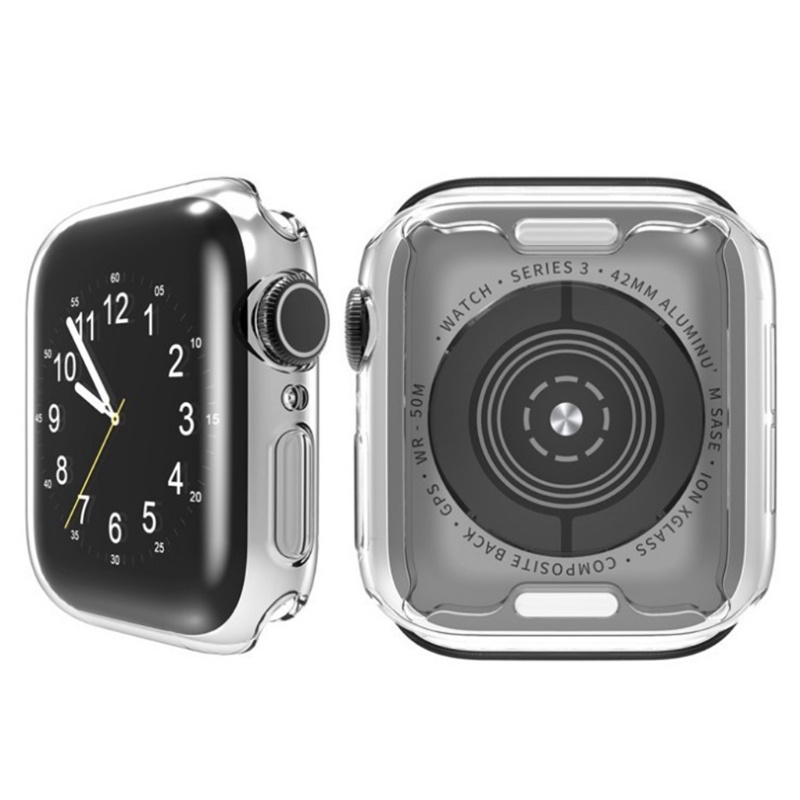 Btsg for Apple-Watch7 41/45mm Pelindung Pelindung Untuk Case TPU Ultra-Tipis Bisa Dicuci C