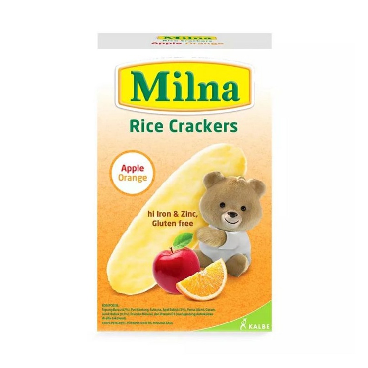 MILNA CRACKERS DAN NATURE PUFFS Cemilan Bayi 8 bulan ke atas