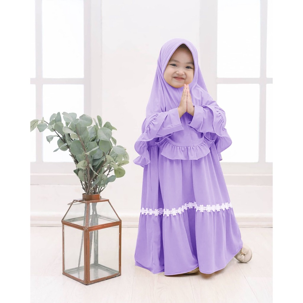 Selma Kids Syarii Setelan Gamis Muslim Anak Perempuan Terlaris