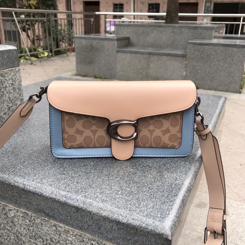 Coach Tabby Shoulder Bag 26 Blue Cream (4606)