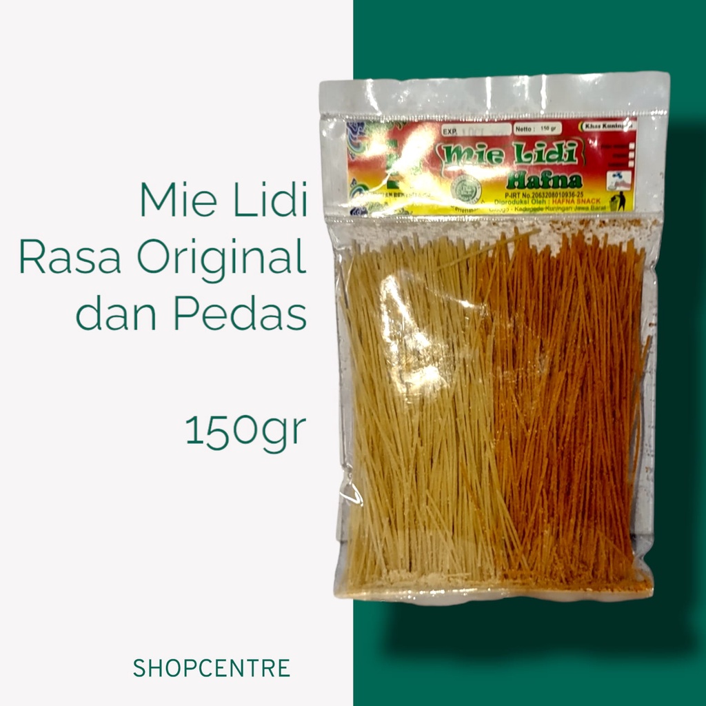 

mie lidi 2 rasa pedas dan original 150gr