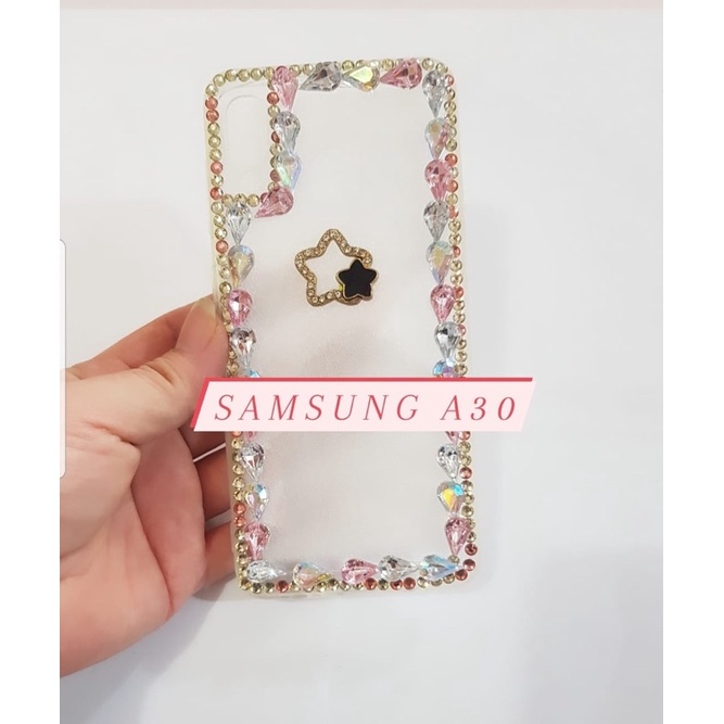 CASE BLINK-BLINK TRANSPARAN SAMSUNG A30 CASE BLINK -BENUA DUNIA