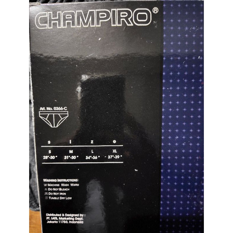 CHAMPIRO 0366 C CELANA DALAM PRIA ISI 3 PCS BRIEFS