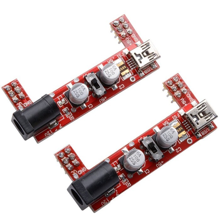 HQ B10 bread board dedicated power supply module 2-way 5V / 3.3V red