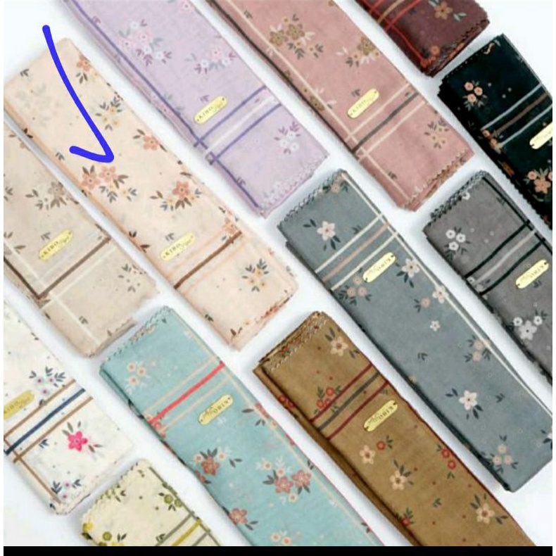 Preloved Hijab Printing KIBO HIJAB // IRISH NUDE