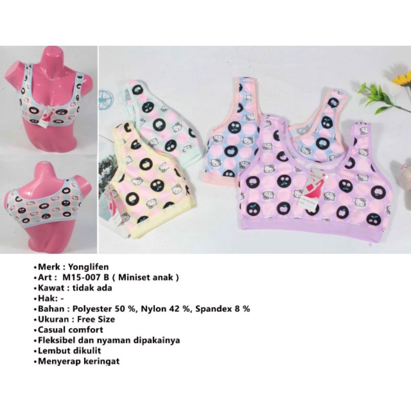 Miniset Karakter Anak Hello Kitty &amp; Frozen