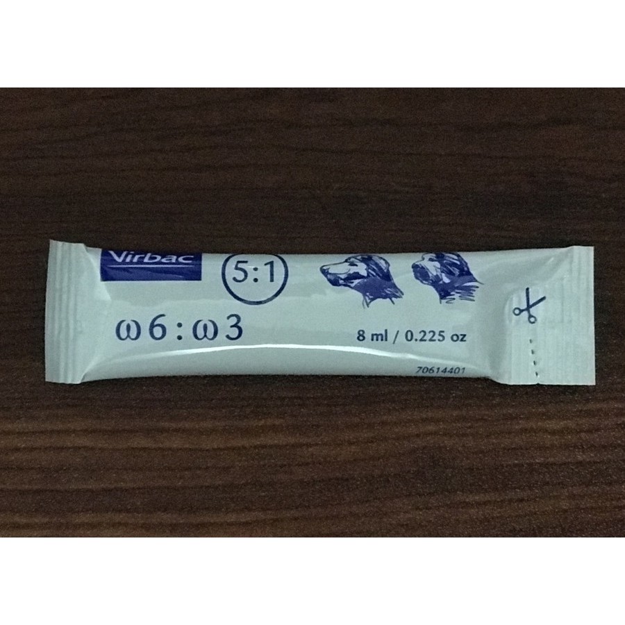 VIRBAC MEGADERM 8ML SACHET/VITAMIN BULU KUCING-ANJING (JAMINAN BAGUS)