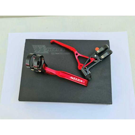 Meijun Original Brake Lever - Brake Lever Sepeda Lipat - Brake Lever Hitam Merah