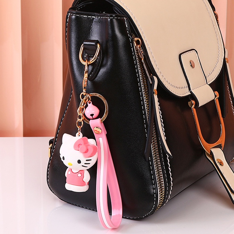 Gantungan Kunci Bentuk Kartun Sanrio Cinnamon Melody Kuromi Hello Kitty Untuk Aksesoris Tas