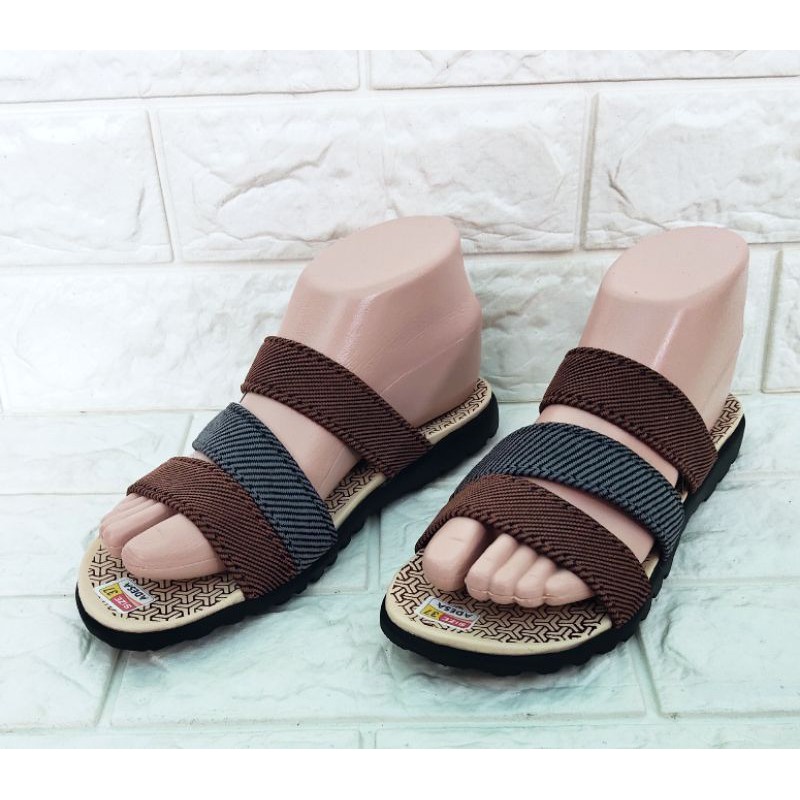 Sandal selop wanita sendal cewek slop flat sendal lucu