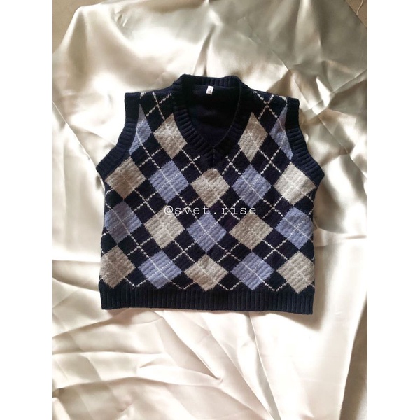 Vest Crop Top/RompiRajut