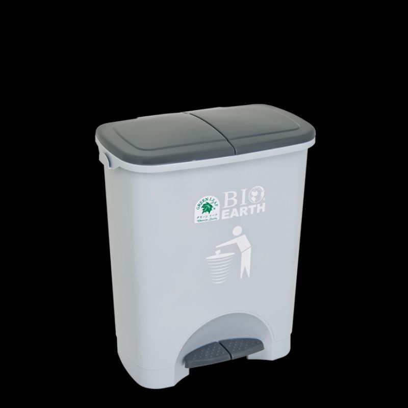 GREEN LEAF 2144 - BIO Step On Dustbin - 2 x 22 ℓ / Tempat Sampah Injak