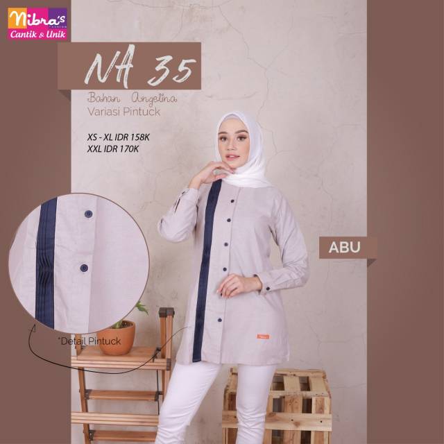 Nibras Atasan NA 35 / Baju atasan nibras Na 35 / Atasan Nibras wanita NA 35