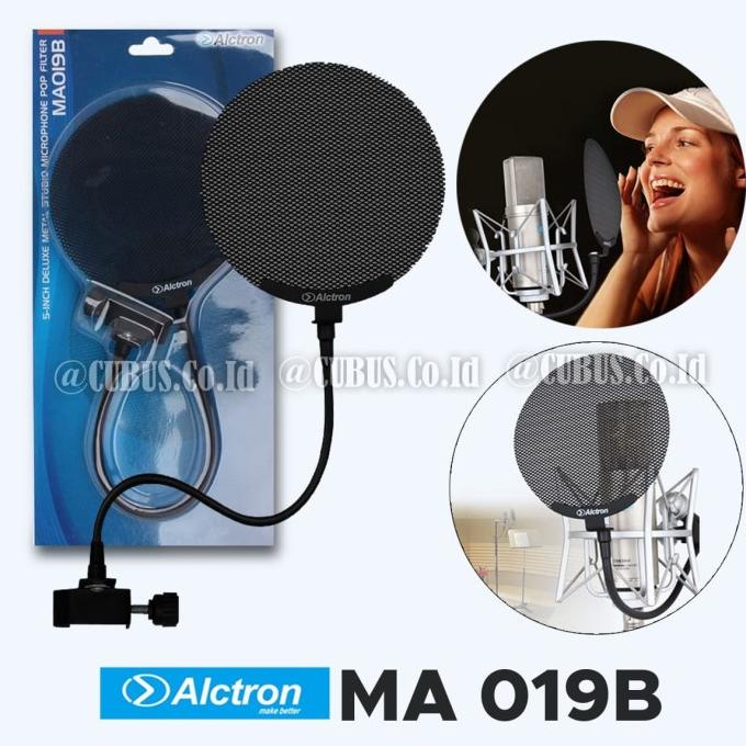Alctron MA019B 5-Inch Deluxe Metal Studio Micrphone Pop Filter ==
