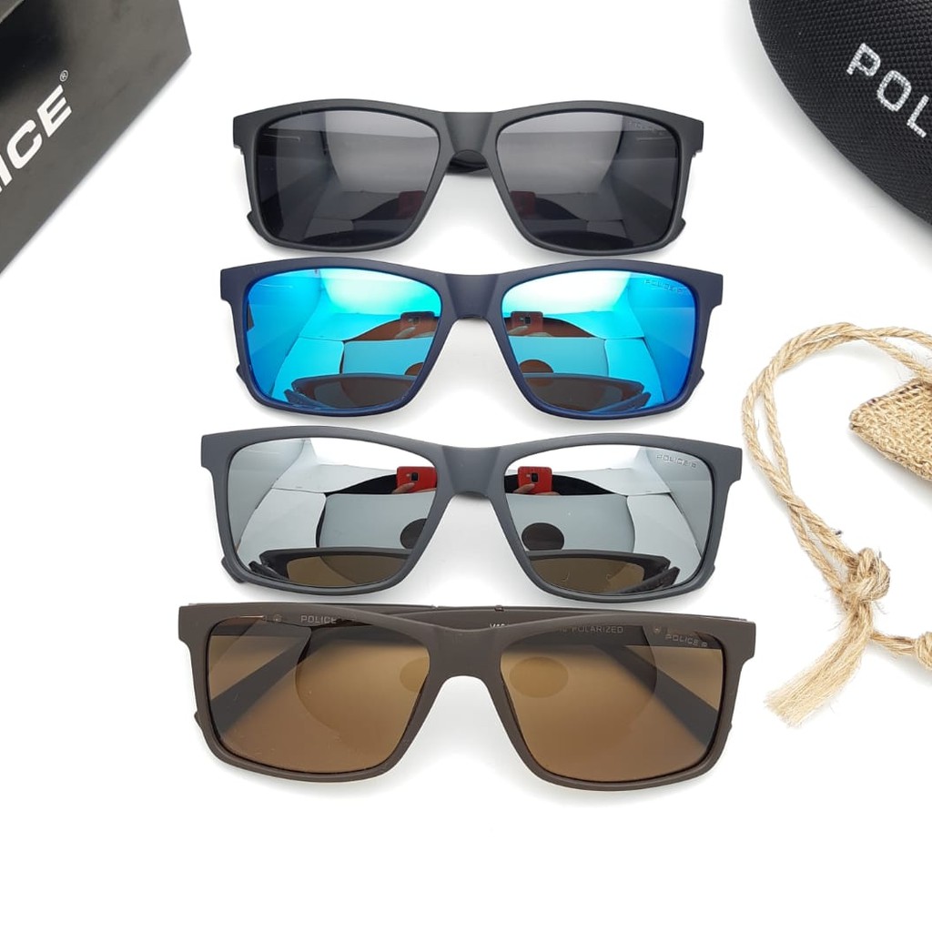 Sunglass - Fashion Pria - Kacamata Hitam Pria - Kacamata Hitam Pria Police 1919 Lensa Anti UV