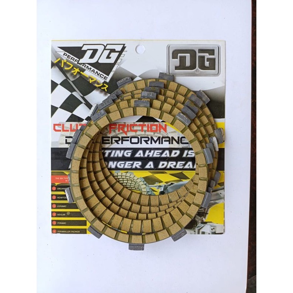 KAMPAS KOPLING RACING KEVLAR YAMAHA VIXION DG PERFORMANCE RACING ORIGINAL