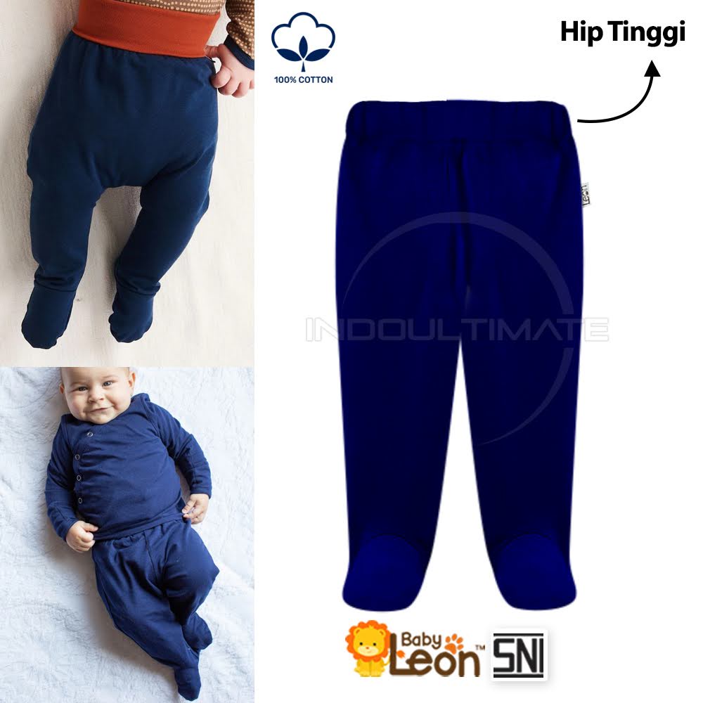 GY-P80-NB Celana Panjang Bayi Kaki Tutup BABY LEON Cotton SNI Celana Bayi Cotton Kaki Tutup Pakaian Bayi Bawahan Baju Bayi Celana Bayi newborn Celana Legging Bayi Perlengkapan Bayi Baru Lahir