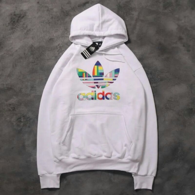 HOODIE ADIDAS TREFOIL WHITE