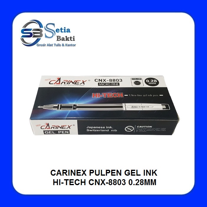 

Buruan Pulpen Carinex Hi - Tech 0.28Mm Cnx - 8803 ( 12 Pcs ) Diskon