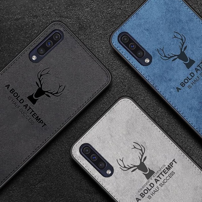 promo case deer samsung a70 / A50 /A30S / a20S / A50 / A20 / A30 / A10S softcase tpu jeans canvas pe