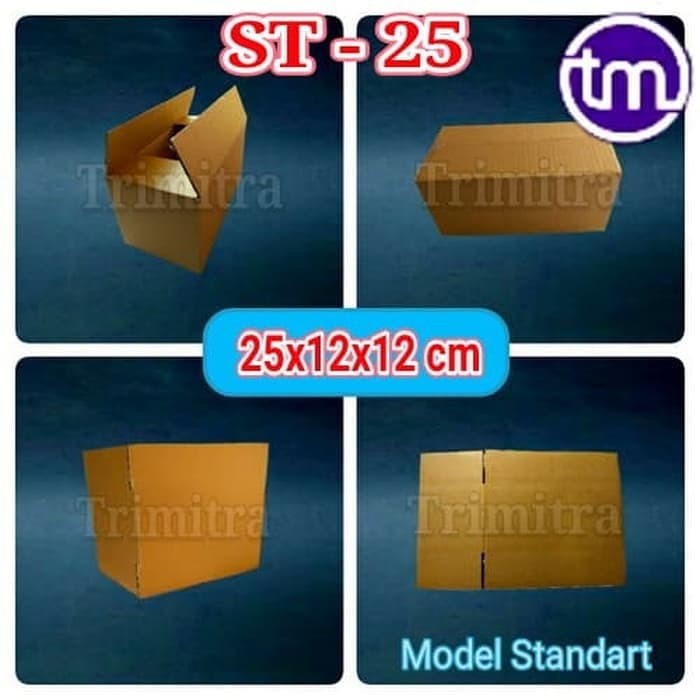 

KOTAK KARDUS ST-25 25X12X12 CM KARTON BOX COKLAT PACKING AKSESORIS SOUVENIR BARANG