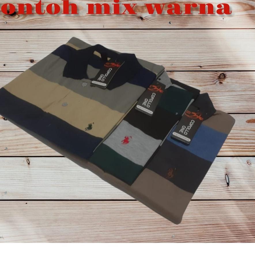 Kaos Kerah Pria/Kaos Berkerah Salur Pria / kaos kerah salur bapak bapak / kaos kerah salur wangki pr