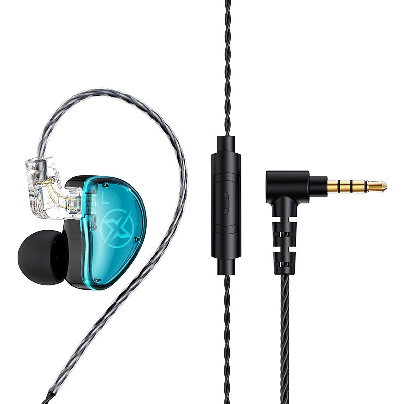 Im3 X Earphone In Ear HIFI Dinamis Besar 9mm Dengan Kabel Upgrade Bisa Dilepas Untuk Olahraga