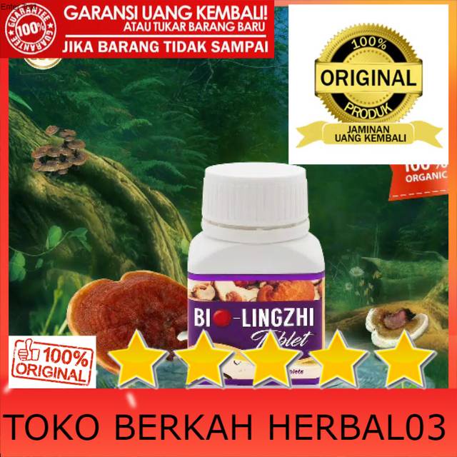 

100% ASLI BIO LINGZHI Bio Lingzhi Tablet Original Mencegah Dan Mengobati Gagal Ginjal - Kencing Manis -