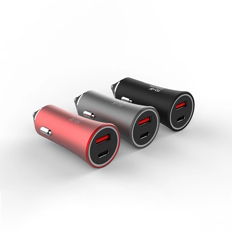 【CC012】[GROSIR/COD] JHY09 Car Charger Super Fast Charging 45W USB + PD Ports USB Type C QC3.0 PD3.0 Mobil Pengisi Daya Handphone Universal IOS iPad
