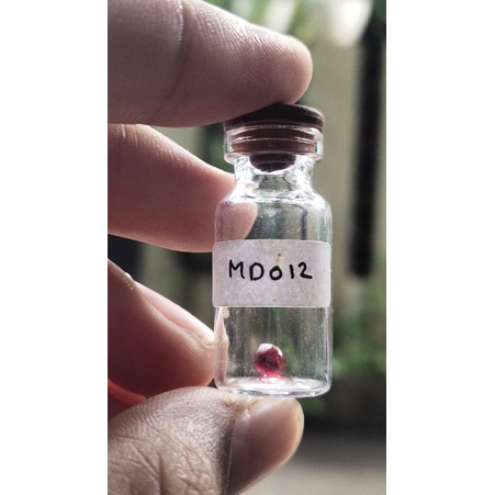 mustika delima merah sir alam asli temuan sepuh kuno antik pusaka MD012