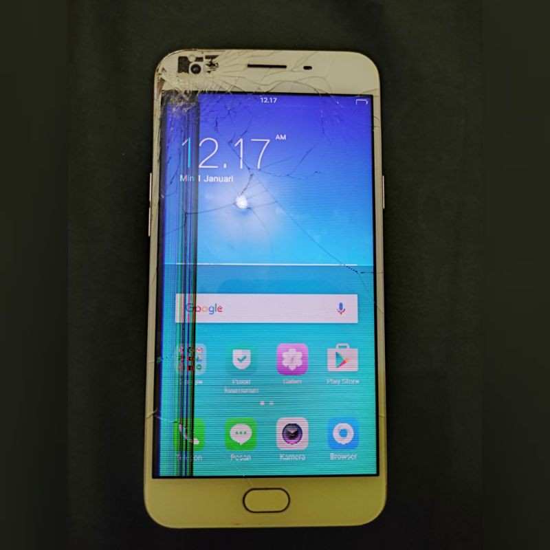 OPPO F1S RAM 3/32GB TANPA KUNCI LAYAR.MINUS LCD