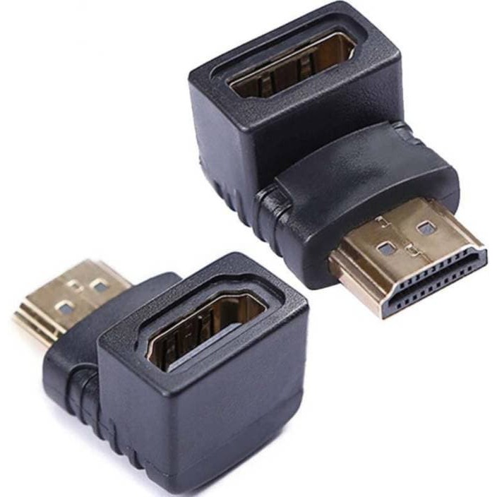 Dongel HDMI L / Connector HDMI Male FEMALE / Penyambung HDMI