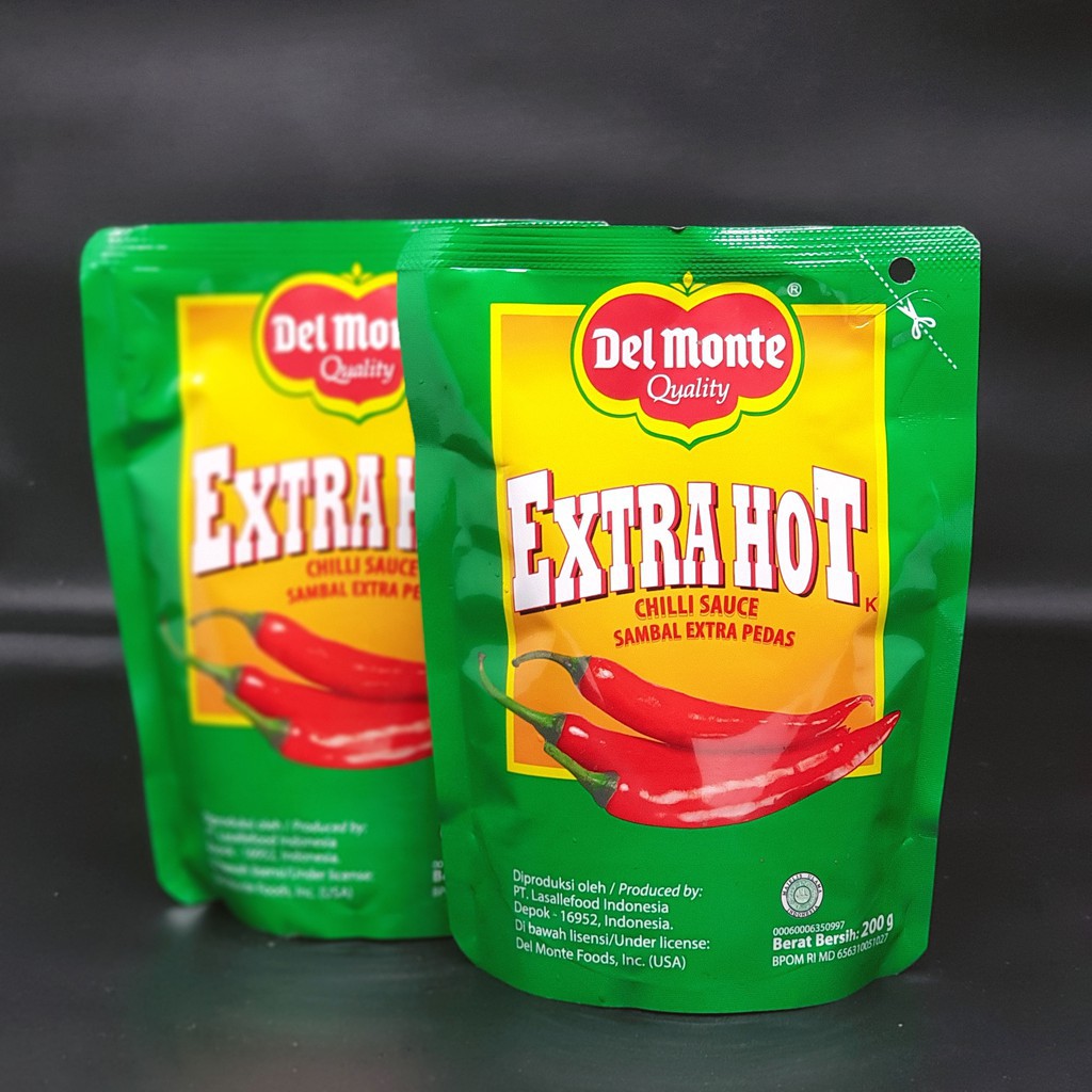 Saos Sambal Delmonte Extrahot 200 gram / Saus Sambal