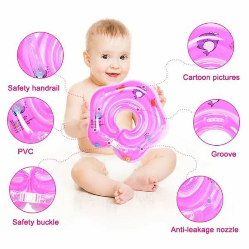 Neck ring pelampung renang bayi