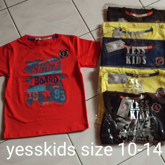 JUAL KAOS DISTRO YESS KIDS ANAK LAKI-LAKI