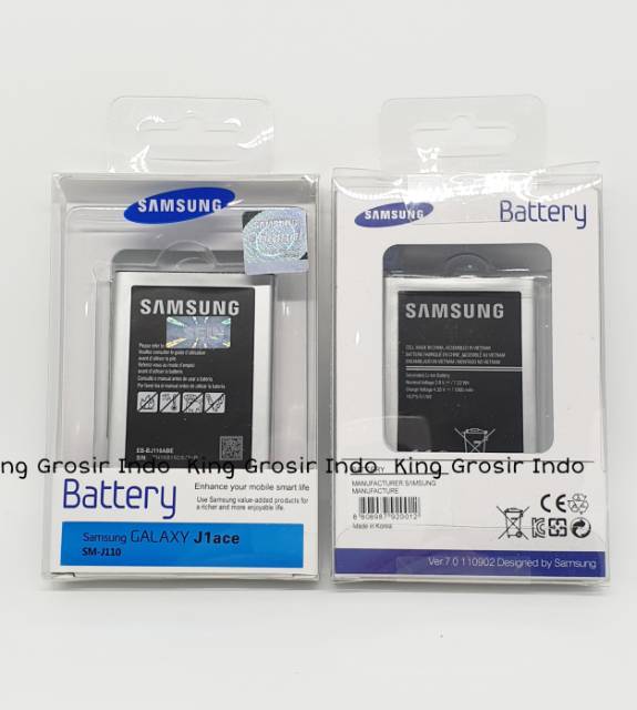 dc88 - Baterai Samsung J1 Ace J110 S4 Mini I9190 Original 100% Battery Batre