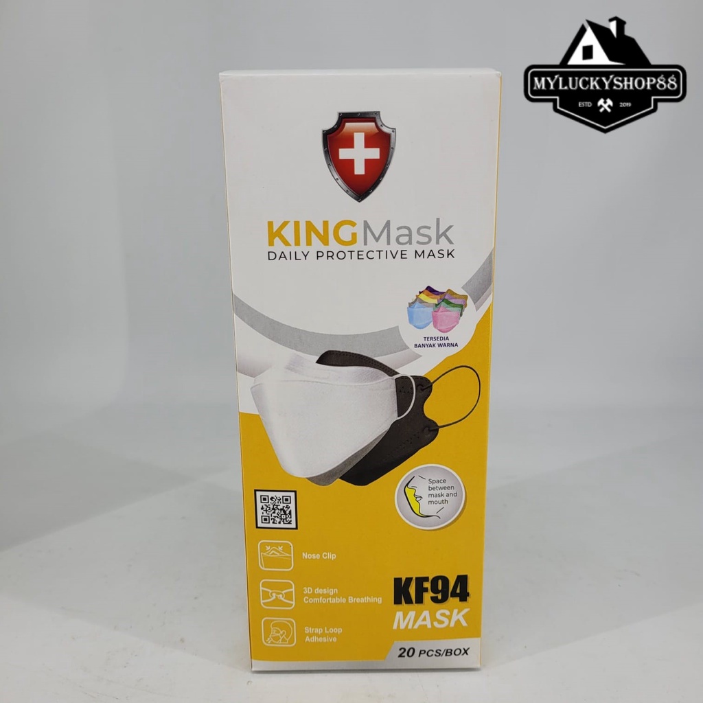 King Mask KF94 Masker 3D 4ply 20pcs Kingmask KF-94 4 ply 20 pcs