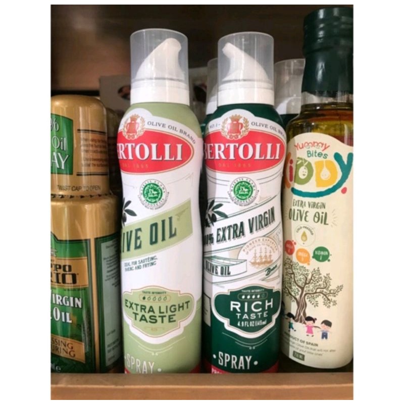 

BERTOLLI OIL SPRAY BERTOLLI SPRAY extra virgin olive oil rich taste light taste 145ml ORIGINAL