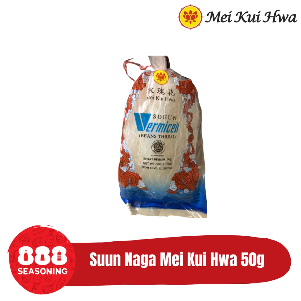 

SUUN NAGA BIHUN/ SOHUN/ VERMICELLI MEI KUI HWA 50g