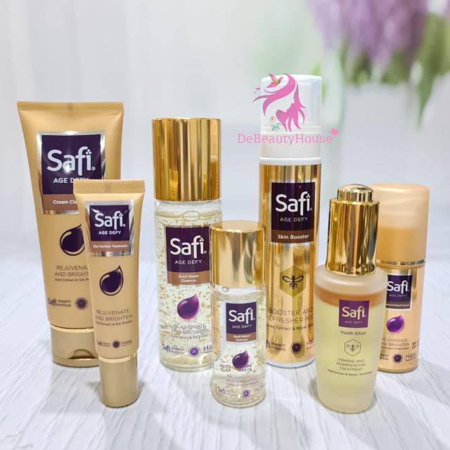 Image of SAFI AGE DEFY SERIES(Gold Water Essence/Serum/Youth Elixir/Serum/Eye Cream/Night Cream/Day Emulsion) #1