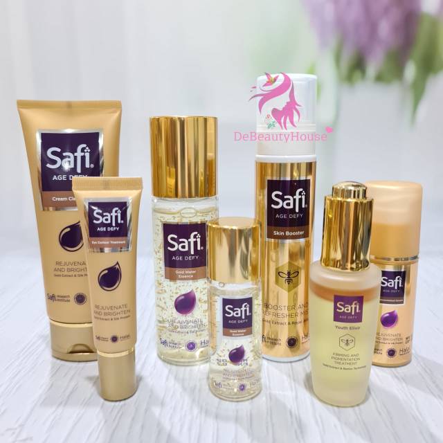 SAFI AGE DEFY SERIES(Gold Water Essence/Serum/Youth Elixir/Serum/Eye Cream/Night Cream/Day Emulsion)