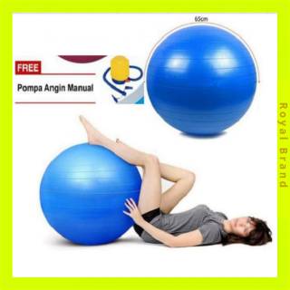 Bola Yoga Diameter 65CM / Gym Ball Alat Fitness Pilates Ball Fitnes Senam Olahraga / Bola Ibu Hamil