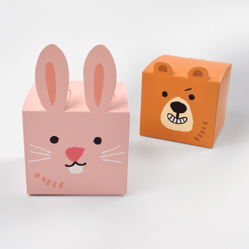 

Paper box ultah kids/ bentuk tas Gift box souvenir/ dus hadiah snack permen kue